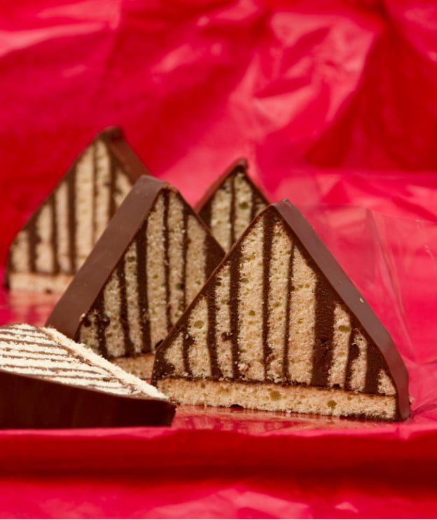Πυραμιδάκια με σοκολάτα